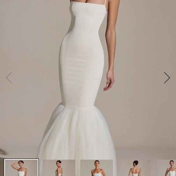 Oh Polly Dresses & Skirts - Tulle hem fishtail gown